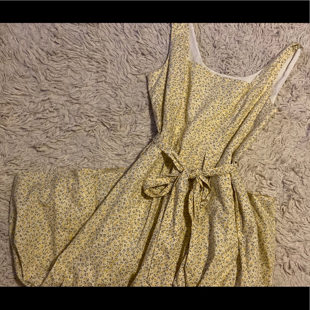 Yellow Floral Dress